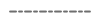 A gray long dash and short dash alternate on a line.