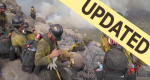 Photo of the Granite Mountain Hotshots overlooking the Yarnell Hill Fire