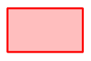 Pink rectangle with red outline.